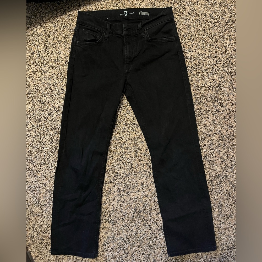 Black Jeans pants size 29 waist 30 length